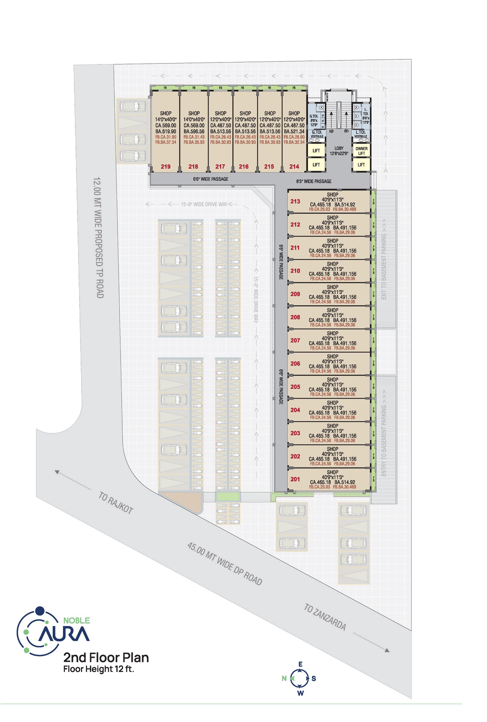 2nd Floor Layout Plan